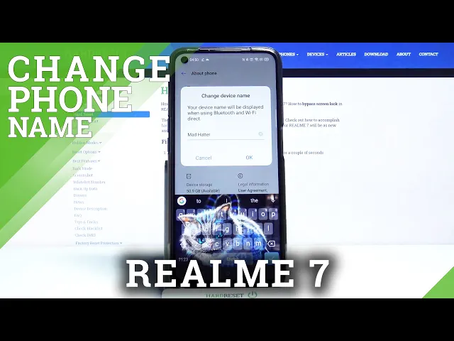 Video thumbnail for How to Rename Your Realme 7 – Set Up New Name in Realme Smartphone