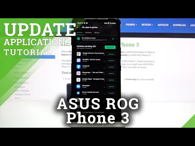 Video thumbnail for How to Update Apps in ASUS ROG Phone 3 – Find Newest App Version