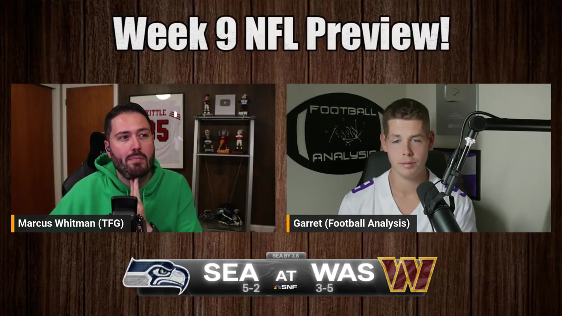 'Video thumbnail for nfl week 9 preview: wide receiver rankings and chiefs vs bills analysis'