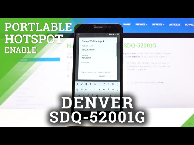 Video thumbnail for How to Use Portable Hotspot on DENVER SDQ-52001G – Network Sharing