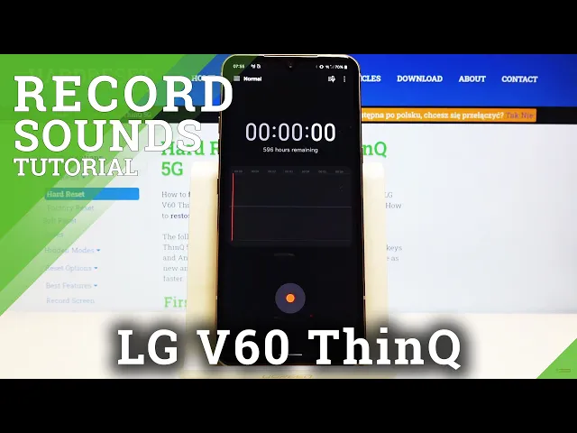 Video thumbnail for How to Record Sounds in LG V60 ThinQ – Find Voice / Sound Recorder