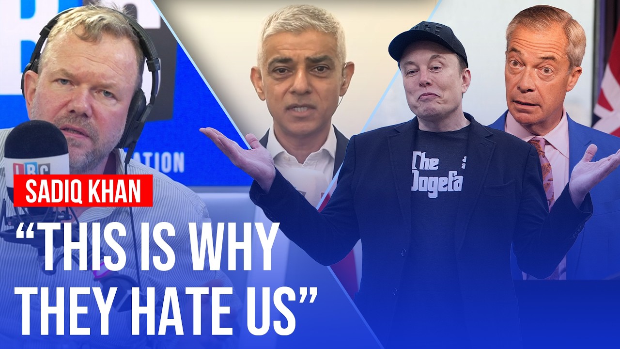 Video thumbnail for 'It's unpatriotic to slag off our capital' | Sadiq Khan defends London