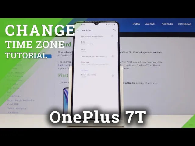 Video thumbnail for How to Set Date & Time in OnePlus 7T - Date & Time / Time Zone Settings