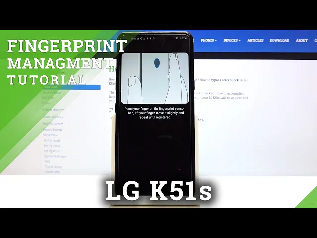 Video thumbnail for How to Unlock LG K51s with Touch ID – Add Fingerprint
