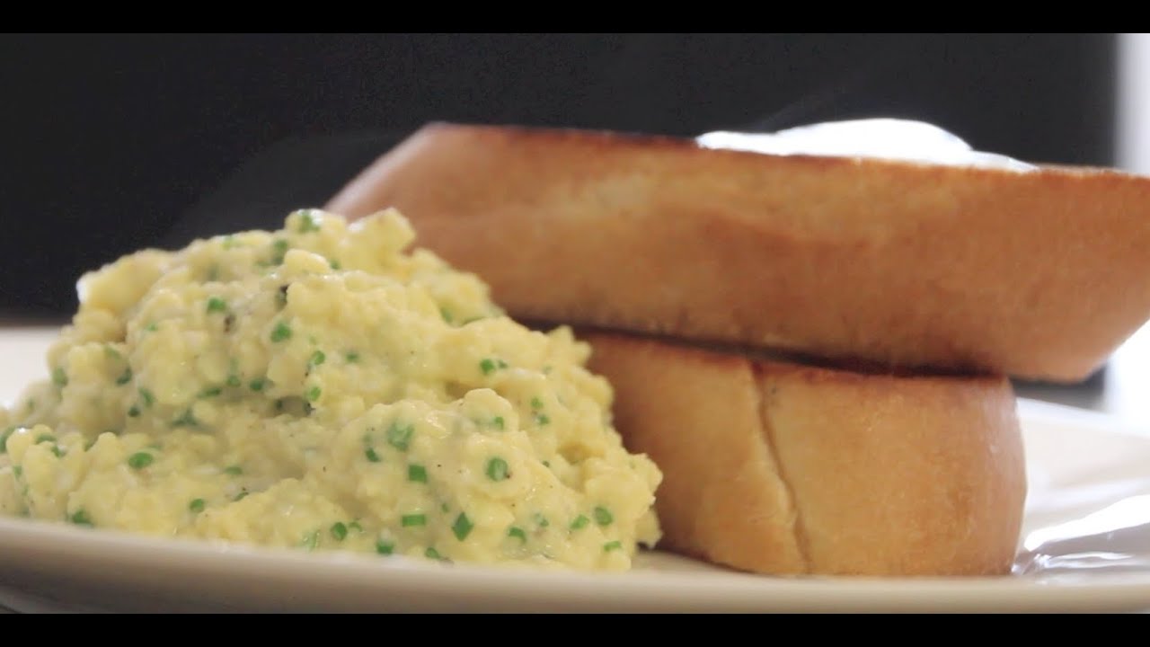 Video thumbnail for Scrambled Eggs-How to and Recipe | Byron Talbott