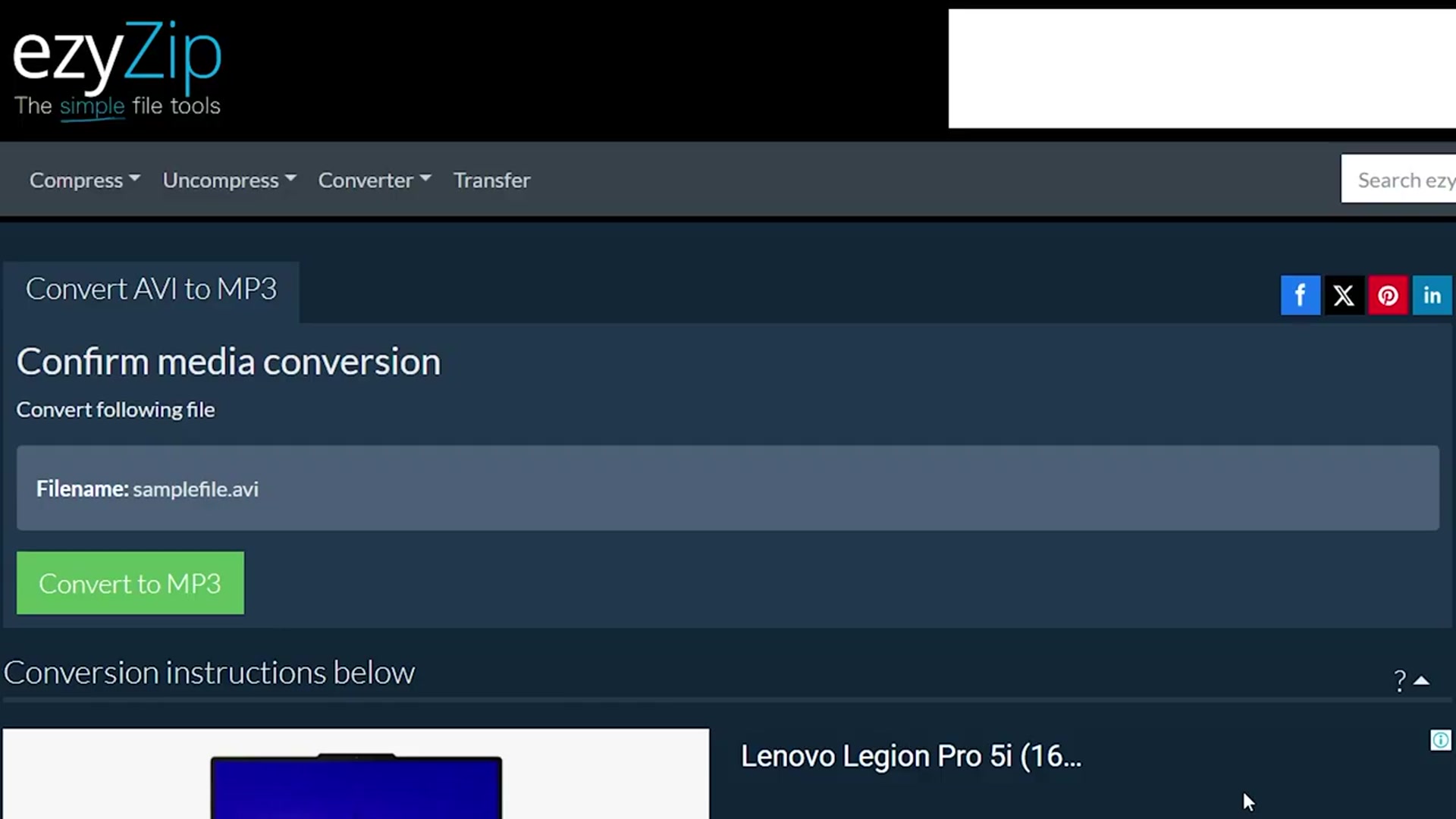 Video thumbnail for 🎬 How to Convert AVI to MP3 Online Free | No Software Installation Required