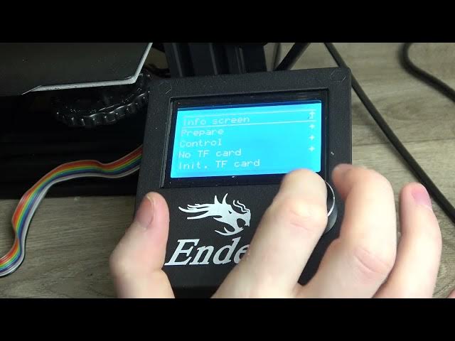 Video thumbnail for Ender 3 - How To Open Main Menu