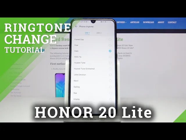 Video thumbnail for How to Change Ringtone on HUAWEI Honor 20 Lite– Find Ringtone List