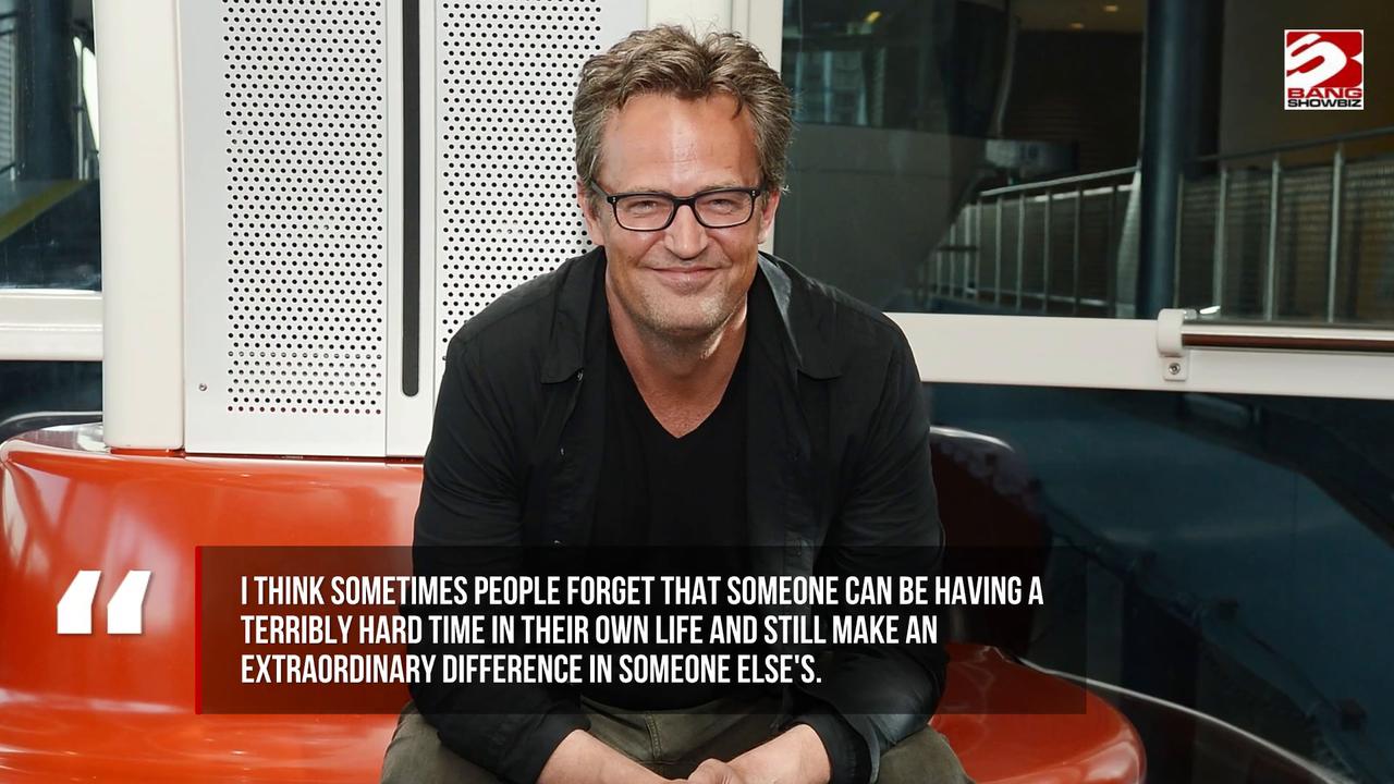 Video thumbnail for A friend of late star Matthew Perry says his legacy is being there for other people