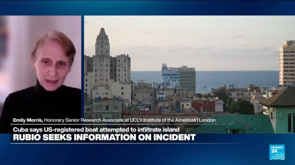 Video thumbnail for Cuba says 4 killed in speedboat shooting were attempting to 'infiltrate the country'