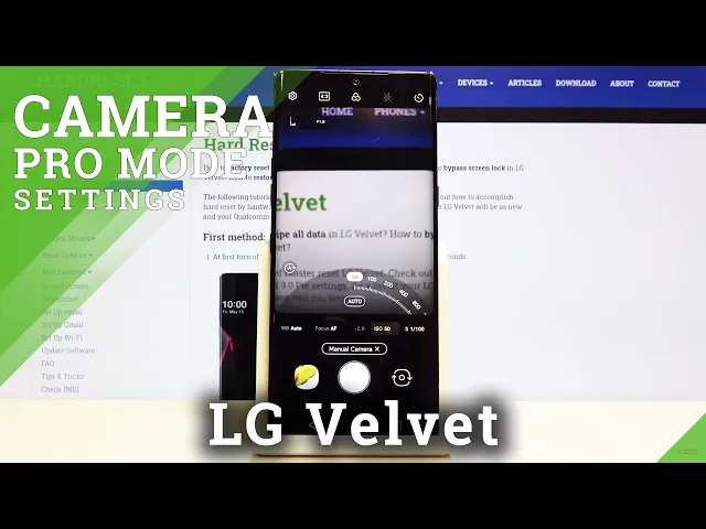 Video thumbnail for How to Use Camera Pro Mode on LG Velvet – Camera Pro Settings