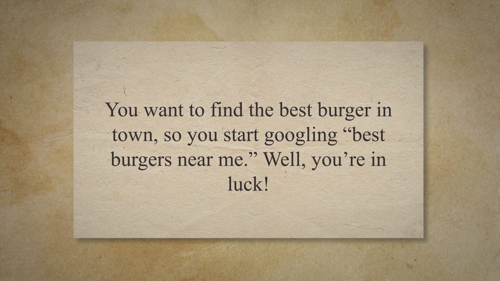 Video thumbnail for Finding The Best Burger in Venice, Florida ⋆ The Venice Foodies