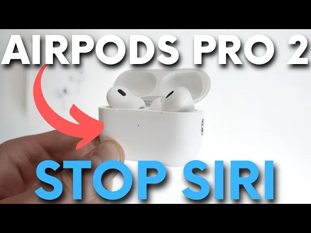 Video thumbnail for How to Stop Siri from Reading Messages on AirPods Pro 2 - Turn Off Notifications on AirPods Pro 2nd