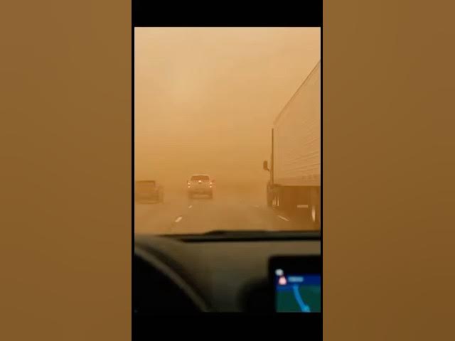 Video thumbnail for Massive Dust Storm Blinds Drivers on Interstate, Triggering Multi-Car Pileup