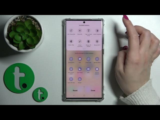 Video thumbnail for How to Edit Notification Panel Shortcuts on Samsung Galaxy S23 Ultra - Adjust Shortcut Icons