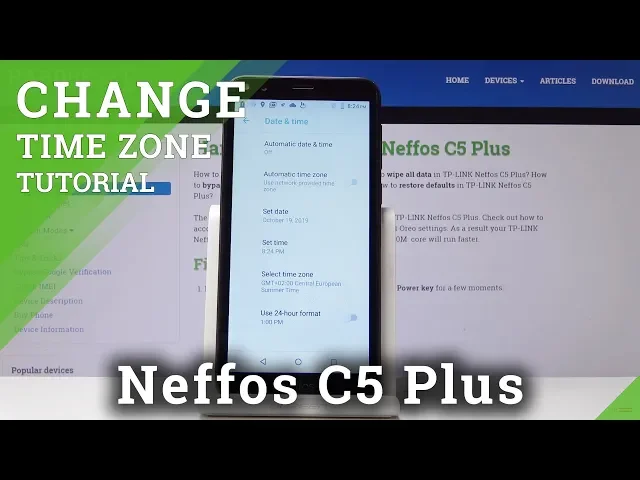Video thumbnail for How to Fix Date & Time on TP-Link Neffos C5 Plus - Set Up & Configure