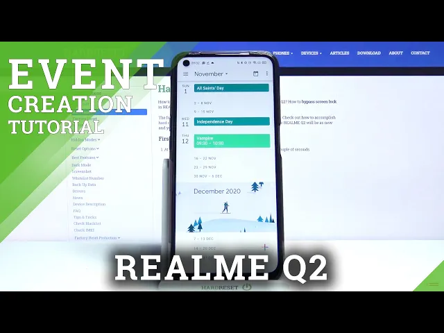Video thumbnail for How to Add Event to Calendar in REALME Q2 - Event Creation