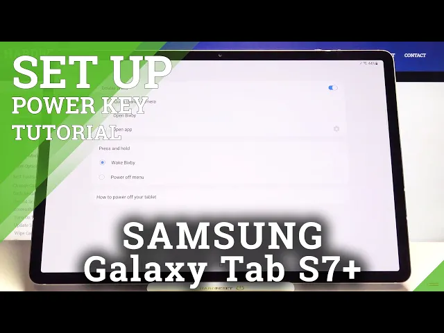 Video thumbnail for How to Customize Side Key Feature on SAMSUNG Galaxy Tab S7+ - Double Press Power Key