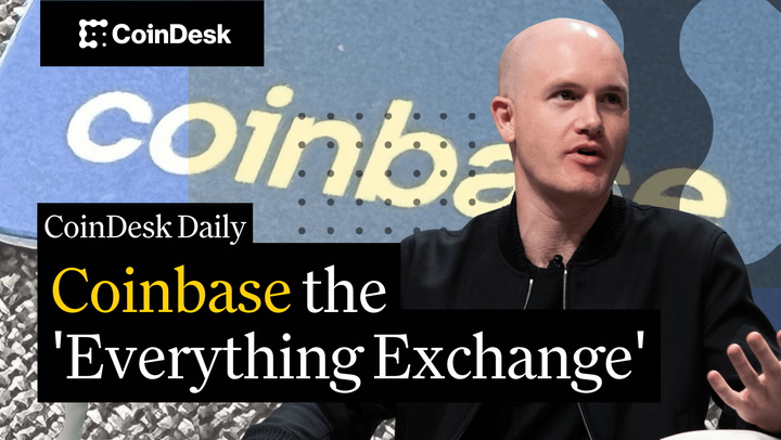 Video thumbnail for Coinbase to Launch Stock Trading and Prediction Markets