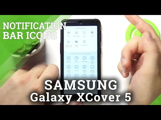 Video thumbnail for How to Adjust Notification Bar Shortcuts in SAMSUNG Galaxy XCover 5 – Personalize Top Menu