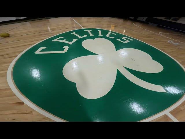 'Video thumbnail for Boston Celtics 4K - We got to center court with the Cs!!!  😮🍀🍀🍀🍀🏀'