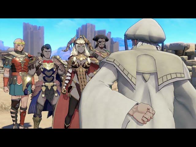 Video thumbnail for Fire Emblem: Fortune's Weave - 1 Theodora Path Ch 9: Zenon Makes Theodora New Warding Chain