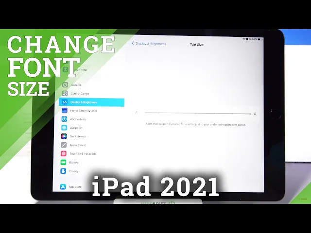 Video thumbnail for How to Change Font Size on iPad (2021) - Personalize Fonts on iPad 9th Gen