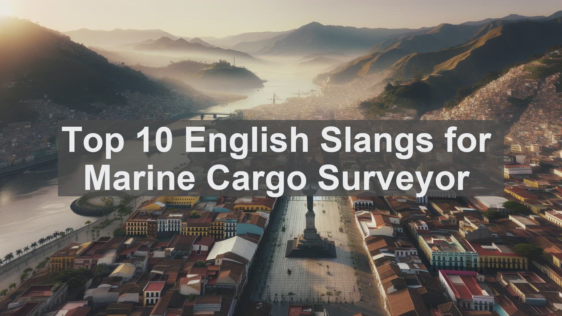 'Video thumbnail for Top 10 English Slangs for Marine Cargo Surveyor'