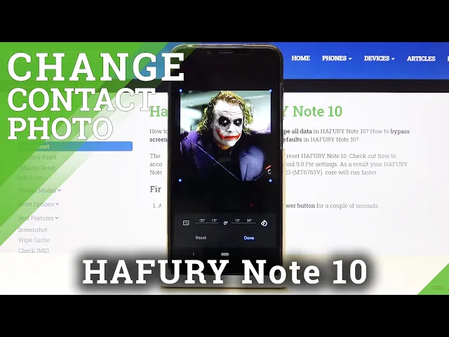 Video thumbnail for How to Add Photo to Contact in HAFURY NOTE 10 – Personalize Phonebook