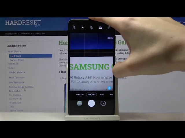 Video thumbnail for How to Use Camera Grid Lines in SAMSUNG Galaxy A60 – Use Orientation Lines