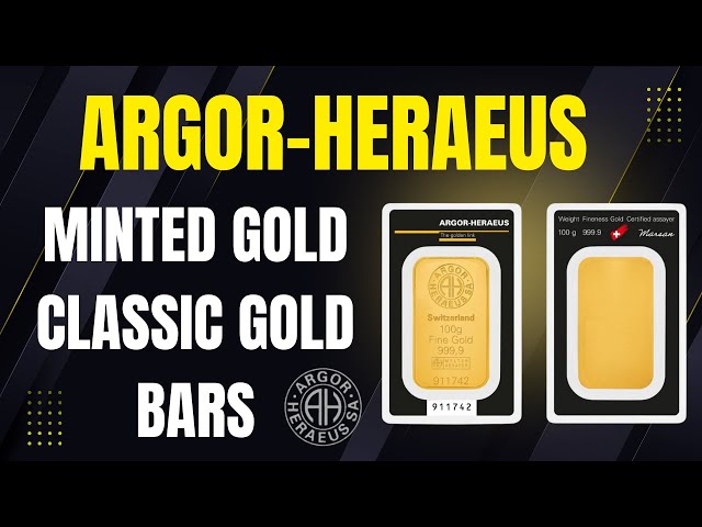 Video thumbnail for Argor Heraeus  - Minted Gold Classic Gold Bars #gold #goldratetoday #goldpricetoday #goldrate