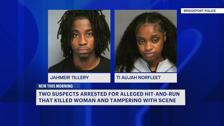 Video thumbnail for Police: 2 face charges in connection with fatal Bridgeport hit-and-run