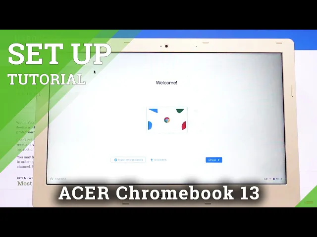 Video thumbnail for How to Start with ACER Chromebook 13 – Set Up Process
