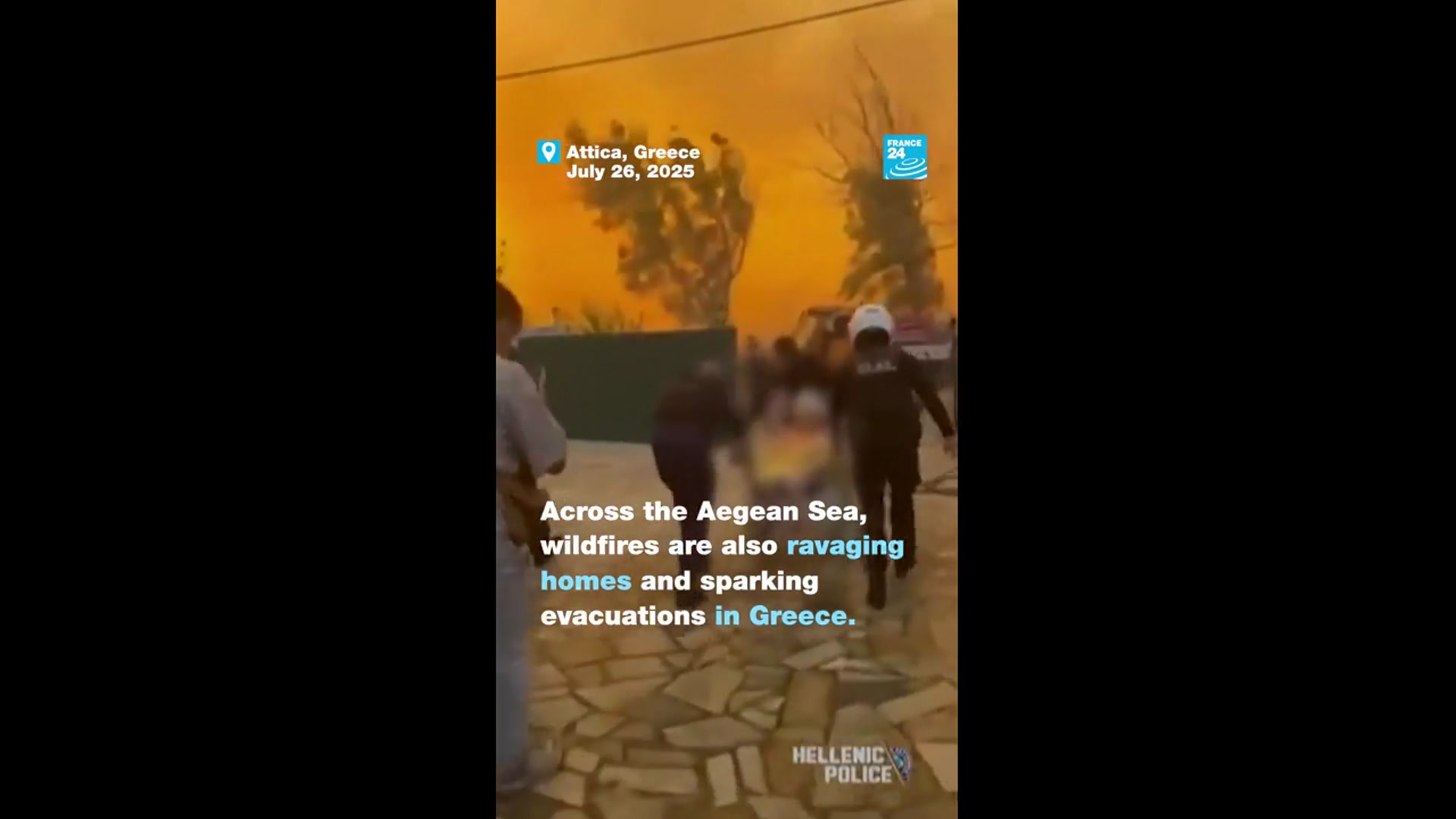 'Video thumbnail for Turkey: Firefighters battle wildfires amid strong winds'