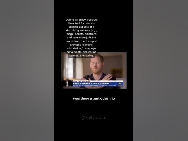 Video thumbnail for Prince Harry speaks about his experience with EMDR therapy