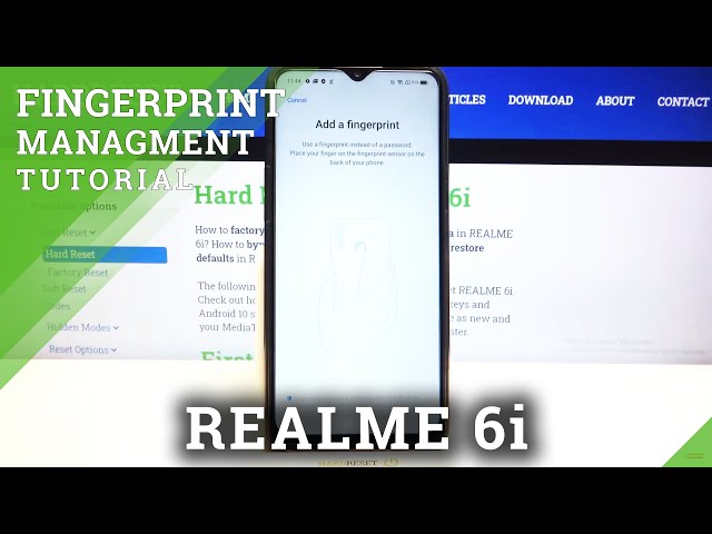 Video thumbnail for How to Add Fingerprint to REALME 6i – Scan Fingerprint
