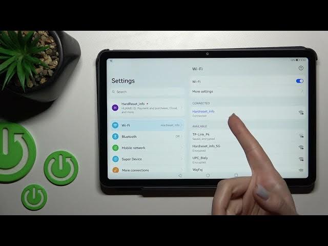 Video thumbnail for How to Connect HUAWEI MATEPAD 10.4 (2022) with WiFi Network - Activate Wi-Fi Connection