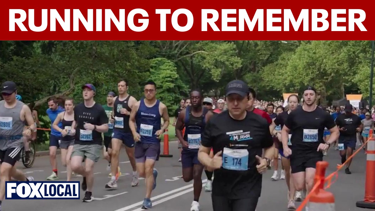 Video thumbnail for 9/11 Memorial 5K honors victims and first responders ahead of 25th anniversary