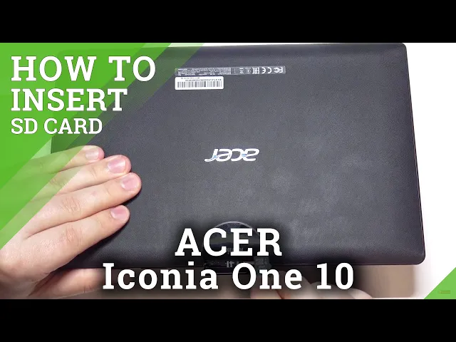 Video thumbnail for How to Insert SD Card in ACER Iconia One 10 – Set External Storage