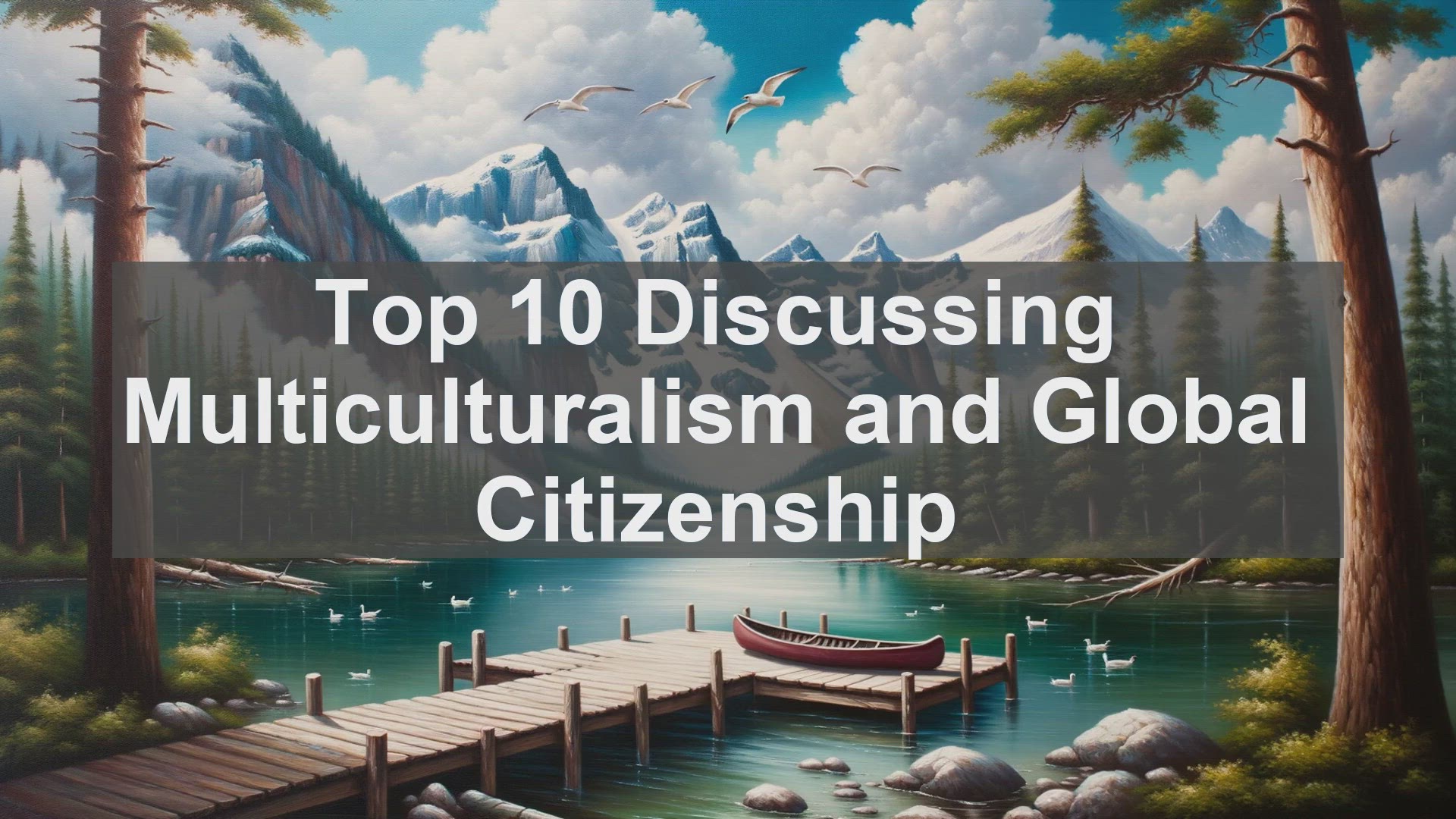 'Video thumbnail for Top 10 Discussing Multiculturalism and Global Citizenship'