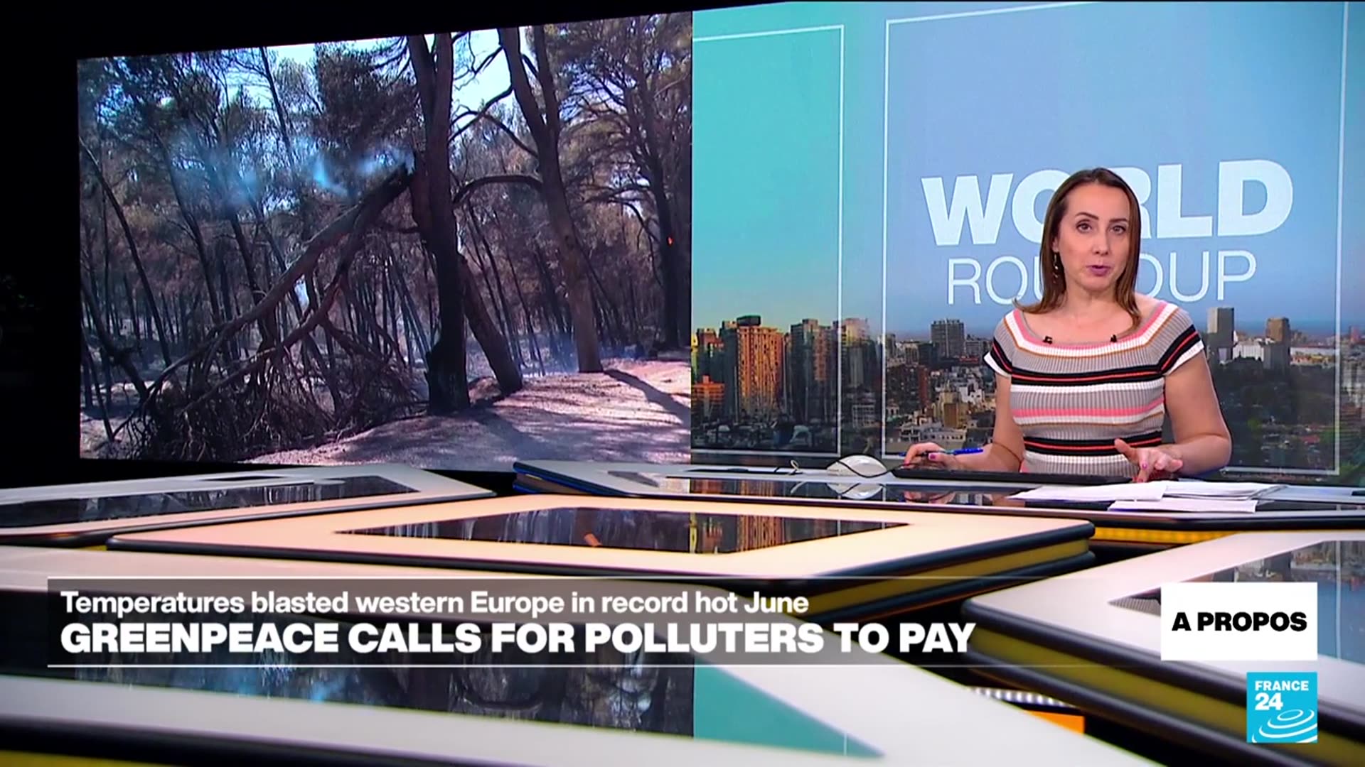 'Video thumbnail for Recent European heatwave caused 2,300 deaths, scientists estimate'