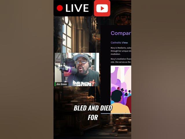 Video thumbnail for Worship Mary? #youtubeshorts #duet #stitchtricks #christianfaith #podcast #jesuschrist #stitch