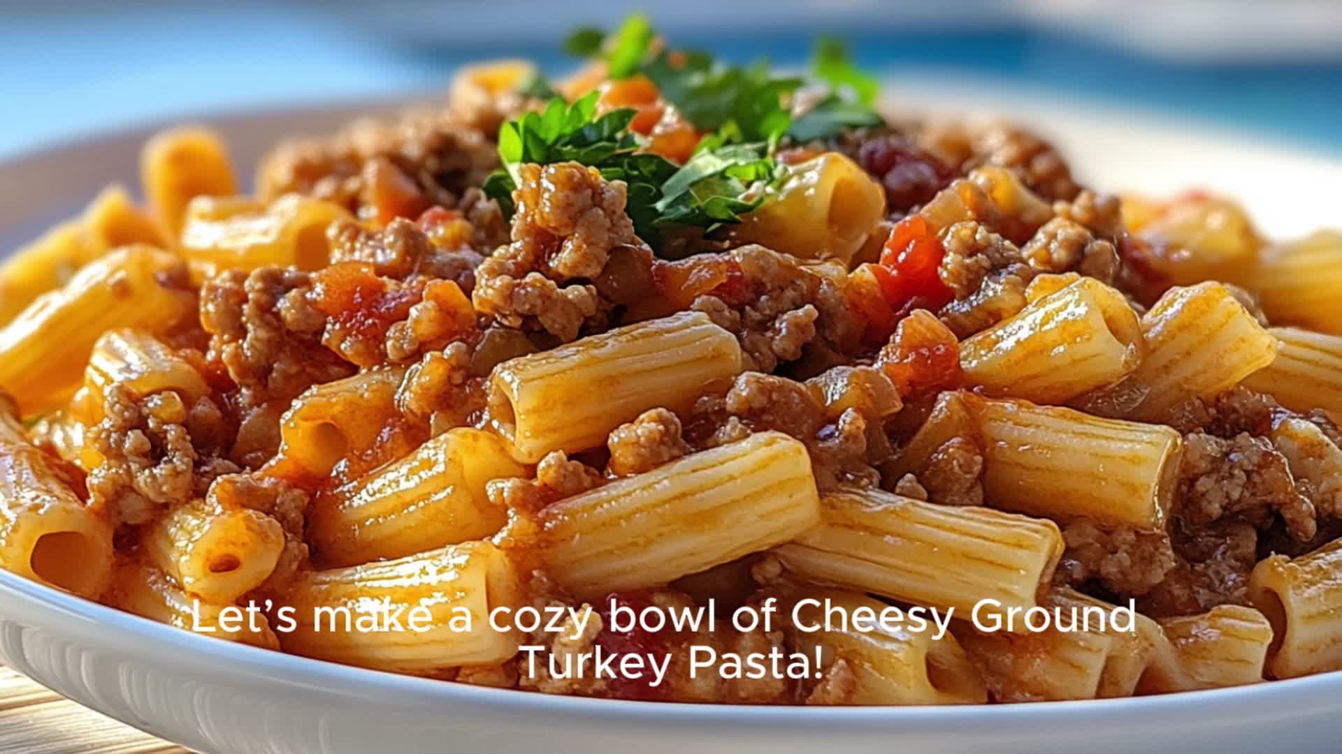 Video thumbnail for Cheesy Ground Turkey Pasta – Easy & Creamy Weeknight Dinner