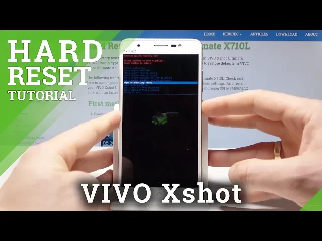 Video thumbnail for How to Hard Reset VIVO Xshot - Bypass Screen Lock / Wipe Data