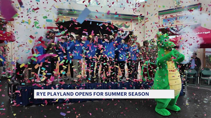 Video thumbnail for Dragon Coaster returns for official opening of Rye Playland