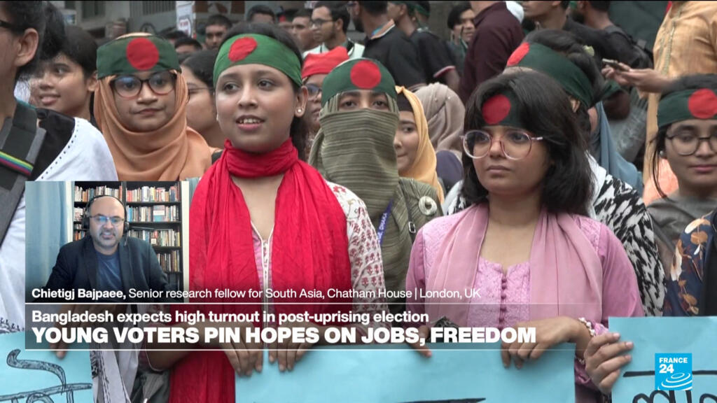 Video thumbnail for Bangladesh vote 'a canary in a coalmine for developments in the Global South', expert says