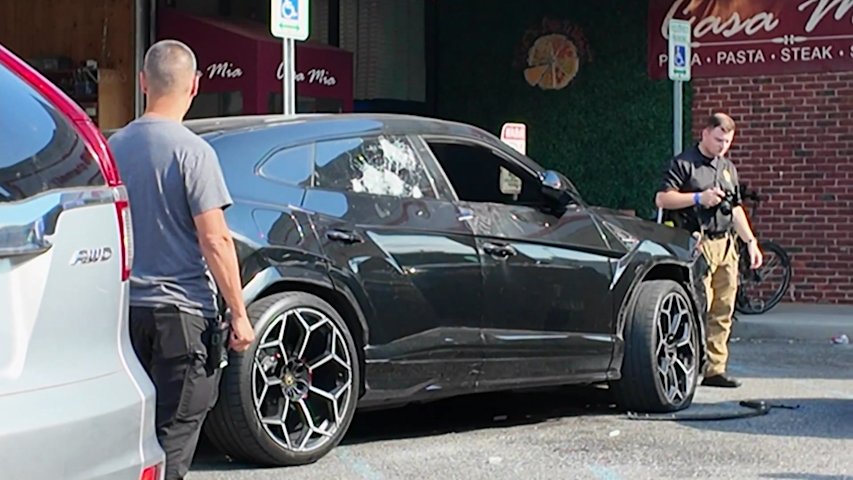 Video thumbnail for Boxed in by police, Lamborghini driver allegedly rams Yonkers cruisers in desperate bid to escape
