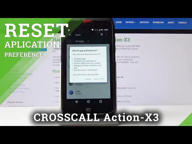 Video thumbnail for How to Restore Default Apps in CROSSCALL Action-X3 - Reset App Preferences