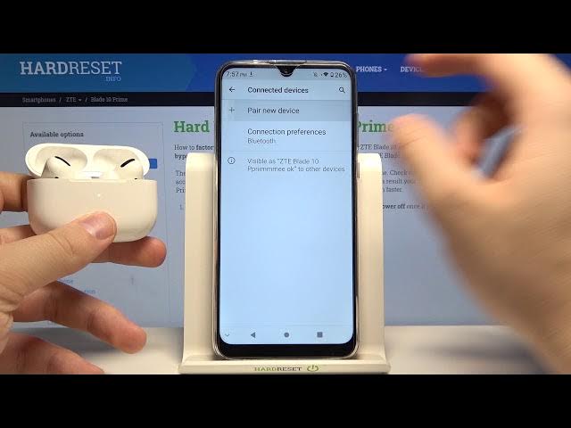 Video thumbnail for How to Connect AirPods Pro to ZTE Blade 10 Prime – Set Up Wireless Headphones