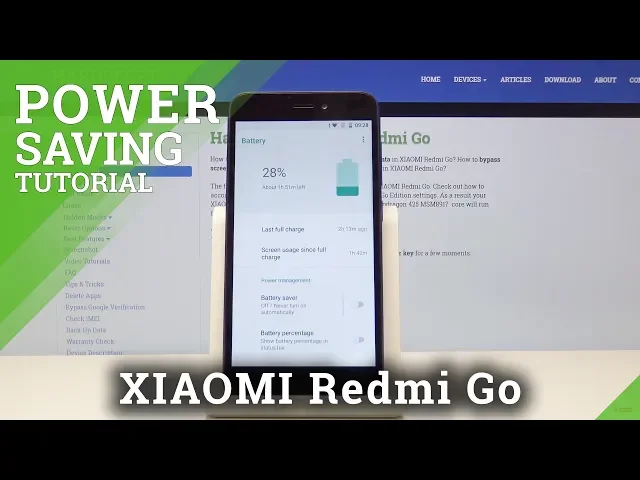 Video thumbnail for How to Save Power in XIAOMI Redmi Go - Enable Power Saving Mode